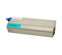 2 X TONER C7100 CIANO COMPATIBILE PER OKI C 7100 7200 7300 7400 7500 41963007 10