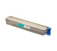 2 X TONER C821 CIANO COMPATIBILE PER OKI C 801N 801DN C 821N 821DN 44643003 7.30