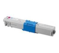 2 X TONER C823 MAGENTA COMPATIBILE 46471102 PER OKI C823,C833,C843 CAPACITA 7.00