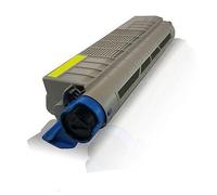 2 X TONER OKI ES 3640A3 GIALLO COMPATIBILE PER OKI ES3640A3 ES3640PRO 43837108 C