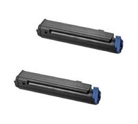 2 x Toner per Oki B410d B430d B430dn B440dn Come 43979102 Eccellente XXL