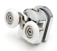 2 X Top Doppia Porta Doccia Rulli / Runners / Ruote Sostituzioni 23/25mm D.A6