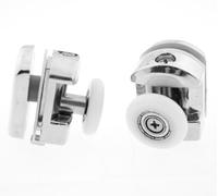 2 X Top Singolo Rulli Doccia / Corridori Sostituzioni 23 O 25mm Ruote D.K004