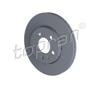 2 x TOPRAN 107 680 Disco freno per AUDI,SEAT,SKODA,VW