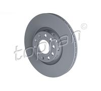2 x TOPRAN 110 078 Disco freno per AUDI,SEAT,SKODA,VW