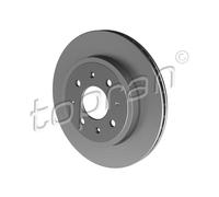 2 x TOPRAN 207 987 Disco freno per OPEL,VAUXHALL