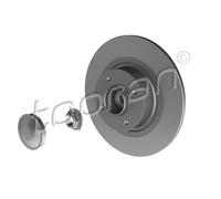 2 x TOPRAN 700 643 Disco freno per RENAULT