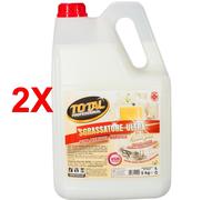 2 X Total Professional Sgrassatore Ultra Marsiglia Tanica 5 Litri Elimina Odoti