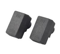 2 x Trasformatore di adattamento antenna push-on 300/75 Ohm TV F Adattatore coassiale