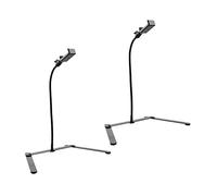 2 x Treppiede Regolabile con Supporto Del Portatile, Supporto Aereo, Supporto Di Insegnamento Da Tavolo per Trasmissione in Diretta