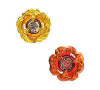 2 X Trottole Set, Trottole da Combattimento Set Gyro Toy, tipo di difesa Horn Rhino e tipo di equilibrio Claw Leon, Gyro da battaglia per bambini e bambine di 6 anni