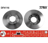 TRW Tirante sterzo assiale JAR115 per Ford Fiesta 89>