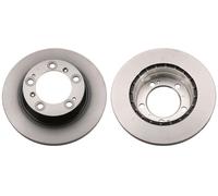 2 x TRW DF6338 Disco freno per PORSCHE
