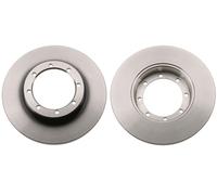 2 x TRW DF6372 Disco freno per RENAULT