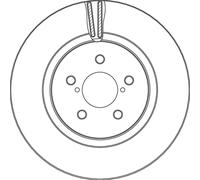 TRW DF6851 Disco freno
