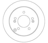 2 x TRW DF6919 Disco freno per KIA