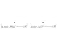 2 x Tubo di aspirazione aria BOSCH per MERCEDES-BENZ, VW LT 28-46, LT II