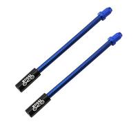 2 x tubo flessibile per bicicletta, freno a V, pinza a gomito per bicicletta, colore blu