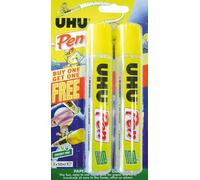 2 X UHU Colla Penna - per Bambini Arte E Artigianato - Solvente Gratis - 2 X