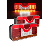 2 X Unico LED Neon Luce Posteriore Con Dynamic Indicatore + Targa Luce