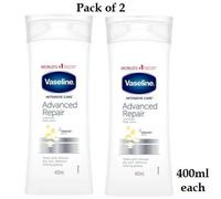 2 X Vaseline Intensivo Cura Avanzato Riparazione Corpo Lozione 400ml