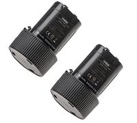 2 x vhbw Batteria Set 1500mAh compatibile con Utensile Makita Radio da Cantiere DMR106, DMR106B, DMR107, DMR108.