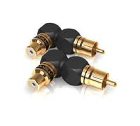 1Paar (2Stk) viablue XS Adattatore Jack Rca 90° XL Adattatore