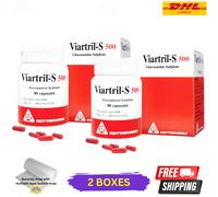 2 X VIARTRIL-S 500Mg Per Il Dolore Alle Articolazioni 90 Capsule Ognuna