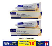 2 x Virbac Nutriplus Nutri Plus Gel - Integratore per cani e gatti (120 g)