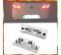 2 x VW Touran 1 Golf Plus Caddy - Illuminazione Targa LED Moduli - 6000K
