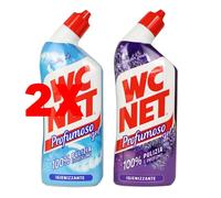 2 X WCNET Gel Profumato per Toilette Assortito 700 Millilitri