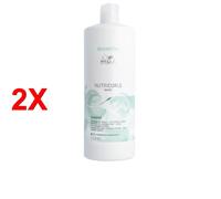 2 X WELLA NUTRICURLS Shampoo Capelli Ricci e Onde 1000 ml