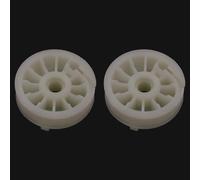 2 X YOU.S Alzacristalli Puleggia Anteriore R + L Per Citroen Jumpy - 9221.HG