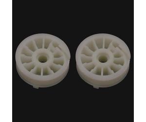 2 X YOU.S Alzacristalli Puleggia Anteriore R + L Per Citroen Jumpy - 9221.HG