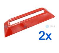 2 x You.S Felgenhalter Ruota Supporto Rosso RAL3020 Felgenpräsentation - Nuovo
