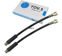 2 x You.S Flessibile Del Freno Asse Posteriore Sinistro & Dx. per Ford Mondeo &