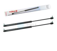 2 x YOU.S Gasfeder Per CASE IH 743, 745, 844S, 845, 955, 1055 - Heckscheibe