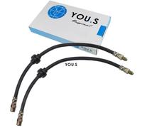 2 x YOU.S Original Tubo Del Freno Anteriore Doppio Per Volvo 440 K (445)