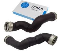 2 X YOU.S Original Tubo Di Intercooler Per MERCEDES Classe C (203) 200 220 CDI