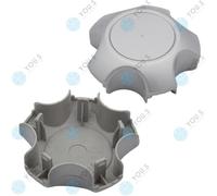 2 x You.S Originale Coprimozzo Copriruota 115,0 - 82,0 MM - Argento
