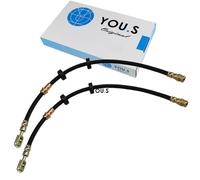 2 x You.S Originale Tubo Freno Assale Anteriore SX & Dx per VW Fox (5Z1/5Z3)