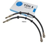 2 x YOU.S Tubo Del Freno Anteriore Doppio Per FORD C-MAX/ FOCUS 1223474