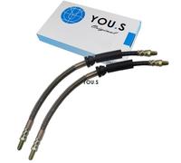 2 x YOU.S Tubo Del Freno Anteriore Doppio Per FORD Courier/ Fiesta 1013815