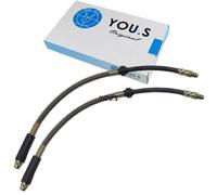 2 x YOU.S Tubo Frenante Anteriore Destro e Sinistro Per PEUGEOT 306 (7B, N3, N5)