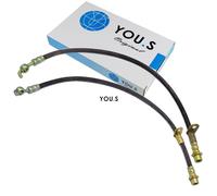 2 x YOU.S Tubo Freni Set Assale Anteriore Sinistro + Destro Per Toyota RAV 4 II
