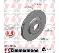 ZIMMERMANN Discofreno per VAG AUDI (FAW) 100.3331.20