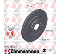 ZIMMERMANN 100.3338.20 Disco freno