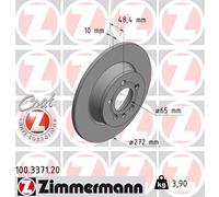 2 x ZIMMERMANN 100.3371.20 Disco freno per AUDI