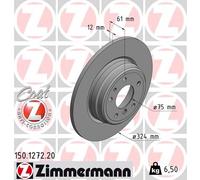 2 x ZIMMERMANN 150.1272.20 Disco freno per BMW