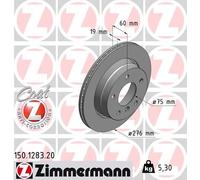 2X Disco Freno Zimmermann 150.1283.20 Coat Z per Bmw Bmw (brilliance)